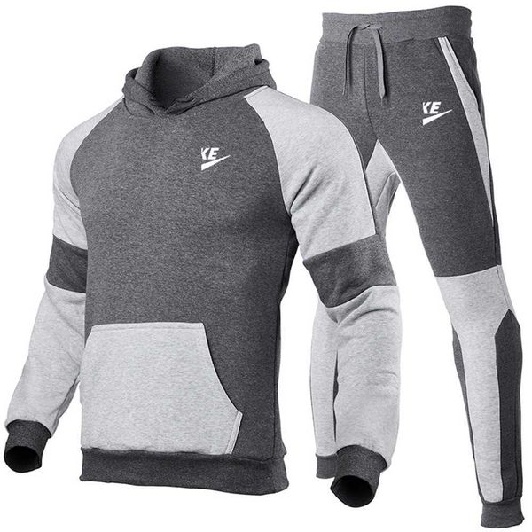 fashion clothing men's pullovers sweater cotton men designer tracksuits hoodie two pieces + pants sports shirts fall winter track suit, Gray
fashion clothing men's pullovers sweater cotton men designer tracksuits hoodie two pieces + pants sports shirts fall winter track suit, Gray