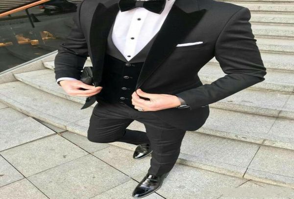 fashion black mens suits for groom tuxedos 2020 velvet shawl lapel slim fit blazer three pieces jacket pants vest man tailor custo7031963, Black;gray
fashion black mens suits for groom tuxedos 2020 velvet shawl lapel slim fit blazer three pieces jacket pants vest man tailor custo7031963, Black;gray