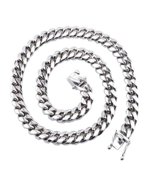 10mm heavy necklace stainless steel miami link curb cuban chain mens necklace male party jewelry accessories stylish beautiful3567030, Silver
10mm heavy necklace stainless steel miami link curb cuban chain mens necklace male party jewelry accessories stylish beautiful3567030, Silver