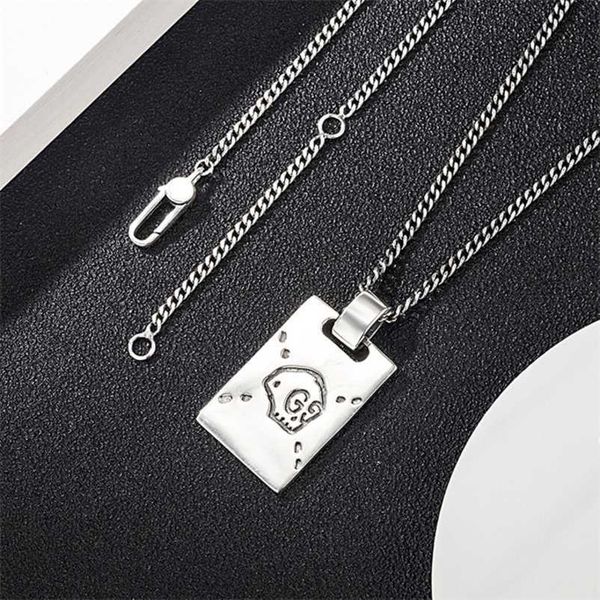 designer jewelry bracelet necklace ring sterling skull square pendant couple trend elf accessories high quality, Silver
designer jewelry bracelet necklace ring sterling skull square pendant couple trend elf accessories high quality, Silver