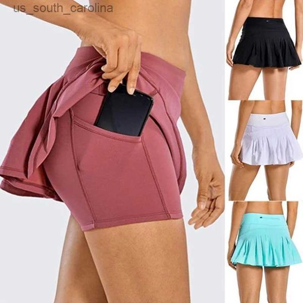 women tennis yoga skirt sports athletic yoga short skirt seamless solid anti exposure fitness high waist workout quick dry skirt l230522, Black
women tennis yoga skirt sports athletic yoga short skirt seamless solid anti exposure fitness high waist workout quick dry skirt l230522, Black