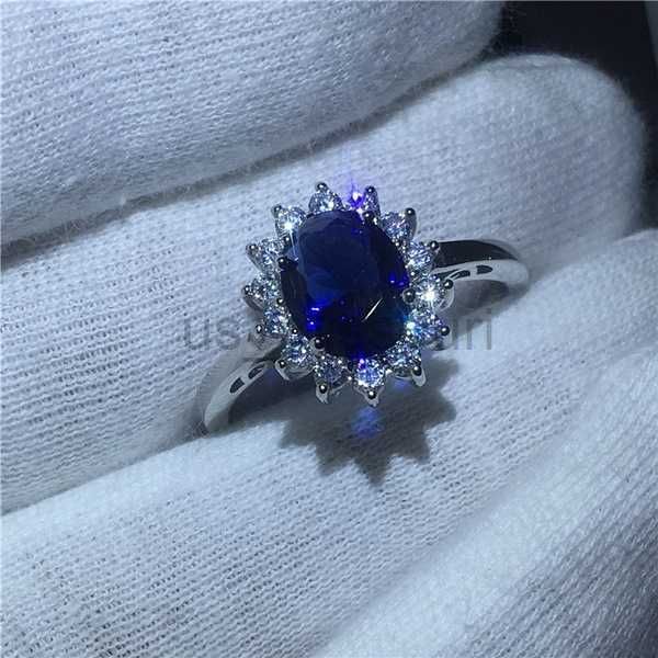 band rings royal jewelry for women princess diana blue crystal ring engagement wedding band rings for women bridal valentines day gift j2305, Silver
band rings royal jewelry for women princess diana blue crystal ring engagement wedding band rings for women bridal valentines day gift j2305, Silver