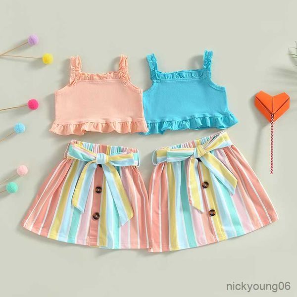 clothing sets girls clothes summer ruffle tank andstripe shorts children casual suits girl 2pcs 6m-4y, White
clothing sets girls clothes summer ruffle tank andstripe shorts children casual suits girl 2pcs 6m-4y, White
