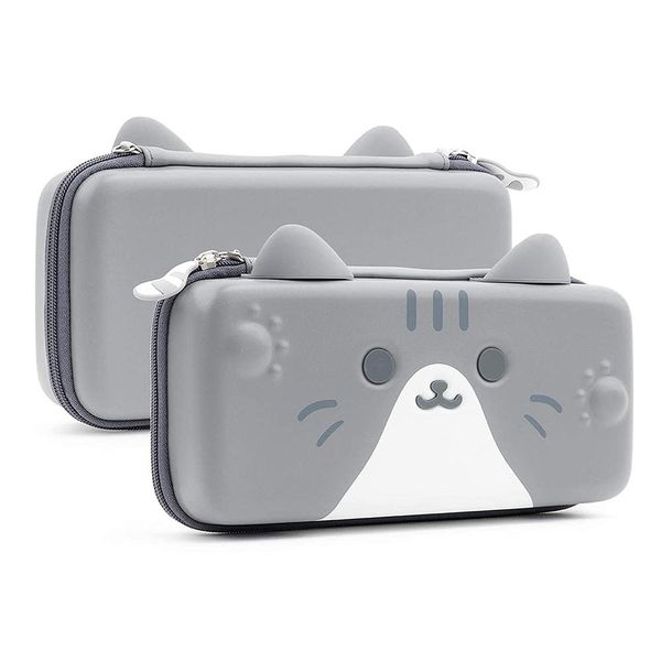 organizer cute cat ears carrying case compatible with nintendo switch/switch oled portable hard shell large capacity travel storage bag
organizer cute cat ears carrying case compatible with nintendo switch/switch oled portable hard shell large capacity travel storage bag