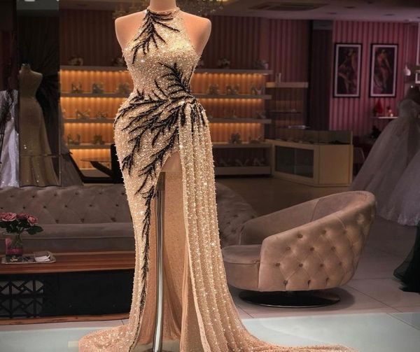 halter mermaid evening dress sleeveless high split prom gowns lace sequin pleats second reception dresses1978045, Black;red
halter mermaid evening dress sleeveless high split prom gowns lace sequin pleats second reception dresses1978045, Black;red