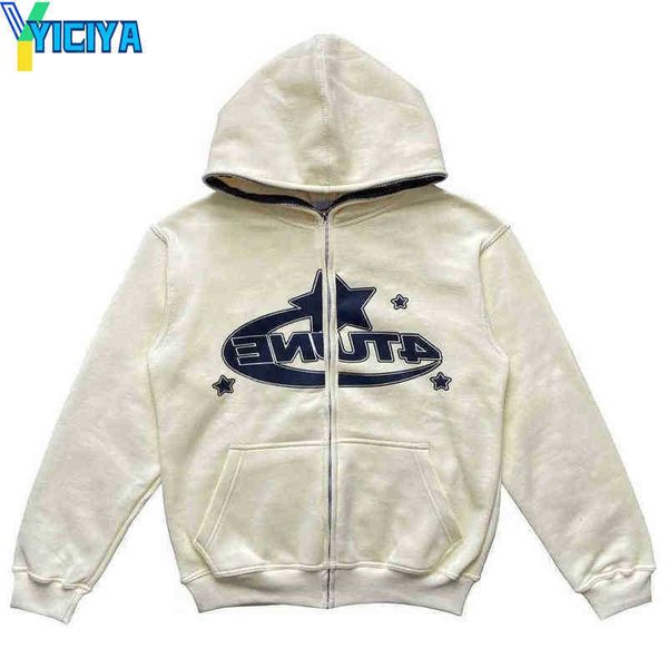 yiciya men's hoodies y2k zip up men's hoodies retro letter print oversized hooded sweatshirt streetwear goth grunge hip hop long s, Black
yiciya men's hoodies y2k zip up men's hoodies retro letter print oversized hooded sweatshirt streetwear goth grunge hip hop long s, Black
