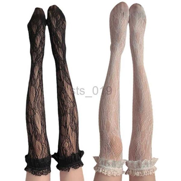 socks japanese fishnet thigh high stockings womens frilly ruffled floral lace jacquard patterned over knee long socks t8nb j230531, Red;black
socks japanese fishnet thigh high stockings womens frilly ruffled floral lace jacquard patterned over knee long socks t8nb j230531, Red;black