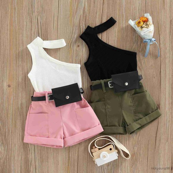 clothing sets girls new summer sleeveless t-shirtandshortsandwaist bag for kids baby clothes outfits, White
clothing sets girls new summer sleeveless t-shirtandshortsandwaist bag for kids baby clothes outfits, White