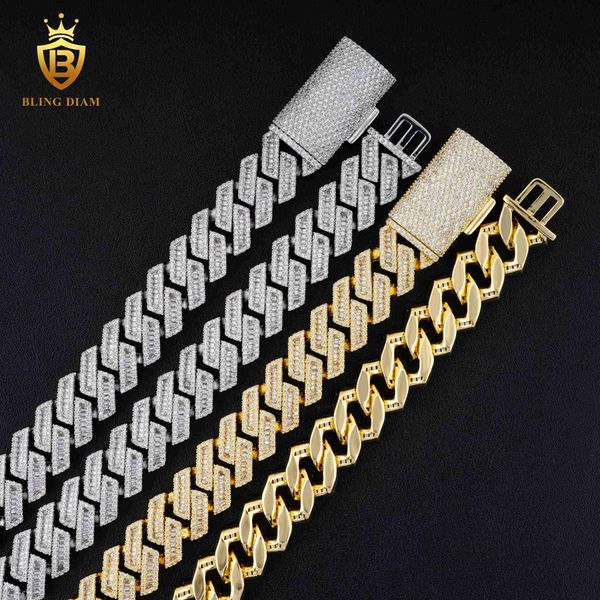 custom hip hop jewelry 18mm brass cuban link hiphop chain baguette 5a+ cz diamond mens necklace, Silver
custom hip hop jewelry 18mm brass cuban link hiphop chain baguette 5a+ cz diamond mens necklace, Silver
