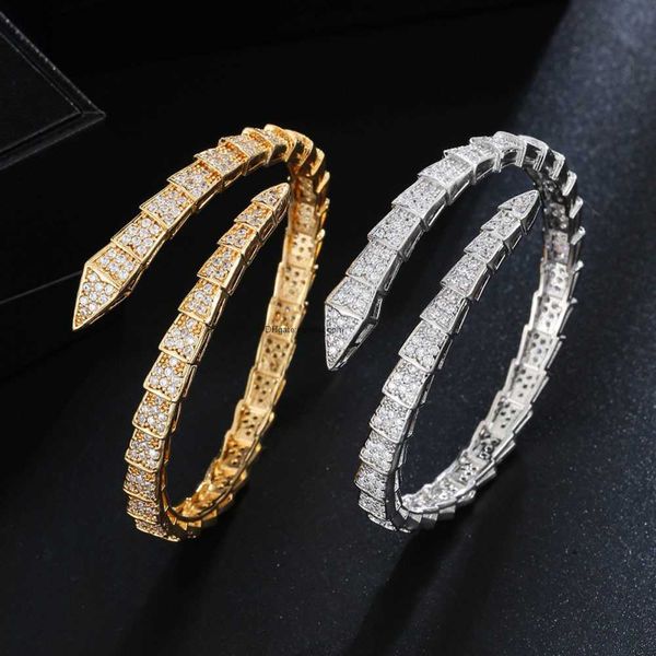 designer luxury belgary brand women's snake bone open bracelet zircon temperament fashion classic handicraft gift party, Black
designer luxury belgary brand women's snake bone open bracelet zircon temperament fashion classic handicraft gift party, Black