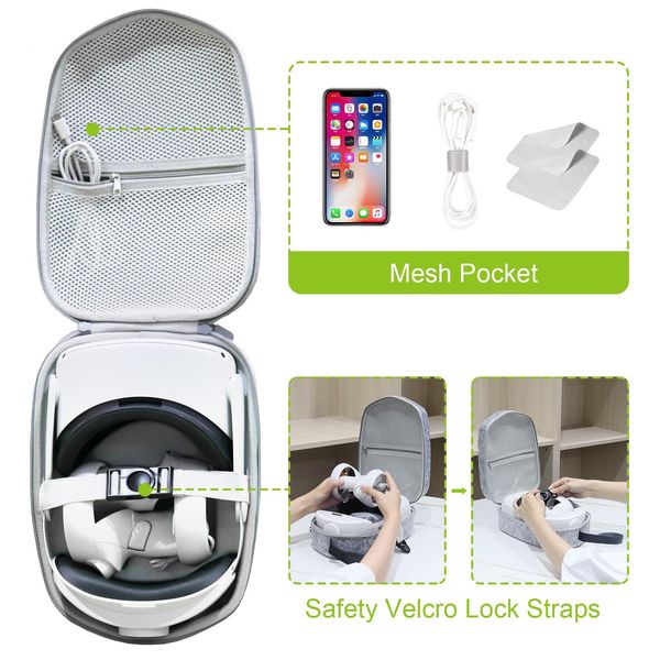 organizer felt storage bag antifall shock storage bag game accessories for oculus quest2 vr glasses handle
organizer felt storage bag antifall shock storage bag game accessories for oculus quest2 vr glasses handle