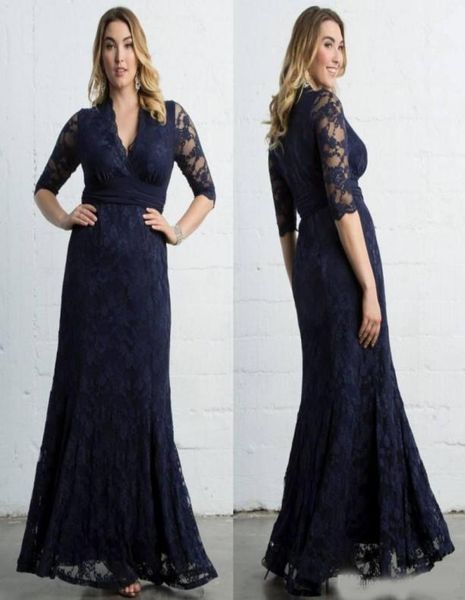 dark navy plus size lace formal dresses with long sleeves vneck ankle length evening gowns mermaid prom dress6696739, Black
dark navy plus size lace formal dresses with long sleeves vneck ankle length evening gowns mermaid prom dress6696739, Black