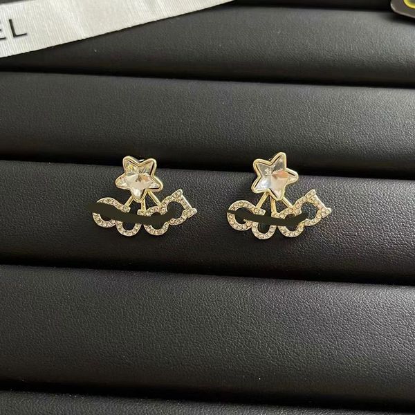 18k gold plated 925 silvrer luxury brand designers letters stud clip eardrop round geometric famous women crystal rhinestone metal earring w, Silver
18k gold plated 925 silvrer luxury brand designers letters stud clip eardrop round geometric famous women crystal rhinestone metal earring w, Silver