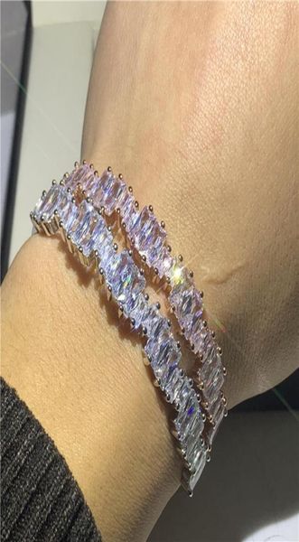 handmade luxury jewelry 925 sterling silver princess cut white diamond cubic zircon irregularity women wrist wedding bangle gift9872393, Golden;silver
handmade luxury jewelry 925 sterling silver princess cut white diamond cubic zircon irregularity women wrist wedding bangle gift9872393, Golden;silver
