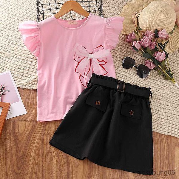 clothing sets bow baby girl casual clothes set summer flying sleeve pink skirt suit 2pcs kids, White
clothing sets bow baby girl casual clothes set summer flying sleeve pink skirt suit 2pcs kids, White