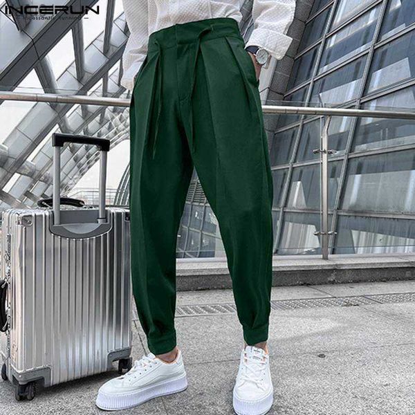 men's pants 2023 fashion men pants solid color lace up pleated joggers casual trousers men loose streetwear leisure long pants s-5xl in, Black
men's pants 2023 fashion men pants solid color lace up pleated joggers casual trousers men loose streetwear leisure long pants s-5xl in, Black