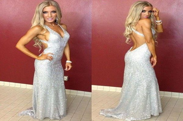 2022 silver bling sequined open back prom dresses long party prom gowns halter plunging v neck pageant red carpet6150822, Black
2022 silver bling sequined open back prom dresses long party prom gowns halter plunging v neck pageant red carpet6150822, Black