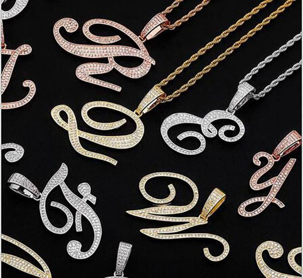 14k iced new big size cursive writing letters pendant necklace az letters soild zirconia pendant necklace with 3mm 24inch rope ne1177175, Black
14k iced new big size cursive writing letters pendant necklace az letters soild zirconia pendant necklace with 3mm 24inch rope ne1177175, Black
