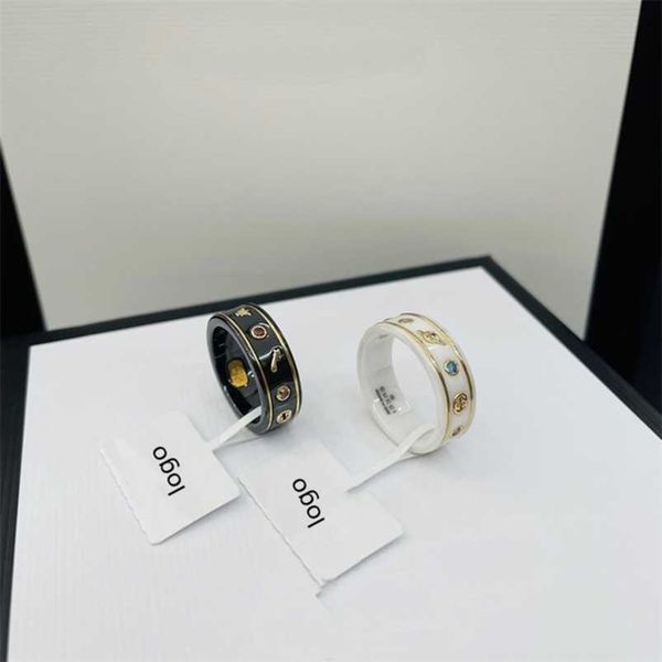 2023 new designer jewelry bracelet necklace ring black white element bee planet color diamond love classic male female couple pair, Silver
2023 new designer jewelry bracelet necklace ring black white element bee planet color diamond love classic male female couple pair, Silver