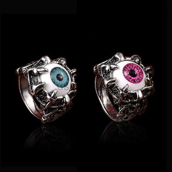 band rings 2023 trendy vintage ghost skull eye ring aggressive punk demon eye ring personalized fashion jewelry j230531, Silver
band rings 2023 trendy vintage ghost skull eye ring aggressive punk demon eye ring personalized fashion jewelry j230531, Silver
