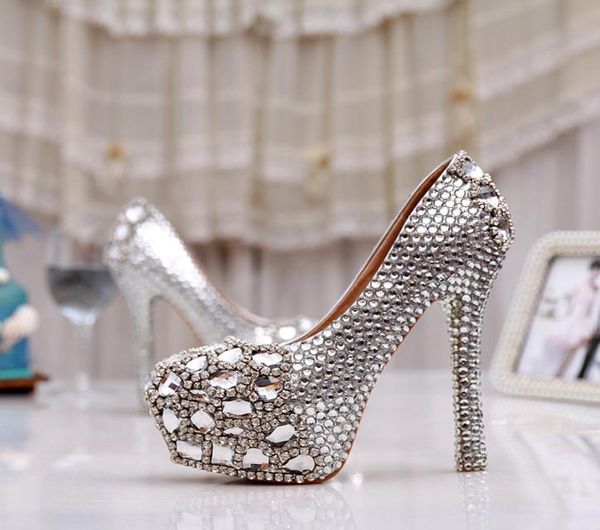 women high heel prom bridal wedding shoes lady platforms silver glitter rhienstone thin heel formal dress pumps bridesmaid shoes1580442, Black
women high heel prom bridal wedding shoes lady platforms silver glitter rhienstone thin heel formal dress pumps bridesmaid shoes1580442, Black