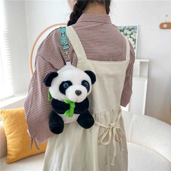 girl plush bag cute crossbody bamboo panda coin purse small crane machines doll shoulder for women, Red;black
girl plush bag cute crossbody bamboo panda coin purse small crane machines doll shoulder for women, Red;black