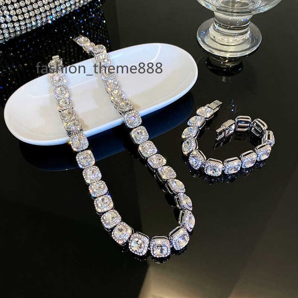 necklaces bracelet designer jewelry new hip-hop diamond necklace thick chain female collarbone chain, Silver
necklaces bracelet designer jewelry new hip-hop diamond necklace thick chain female collarbone chain, Silver