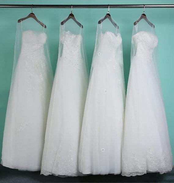 long 180cm transparent soft tulle dust cover for home clothes wedding dress garment bridal gown protector mesh yarn1386251, White
long 180cm transparent soft tulle dust cover for home clothes wedding dress garment bridal gown protector mesh yarn1386251, White