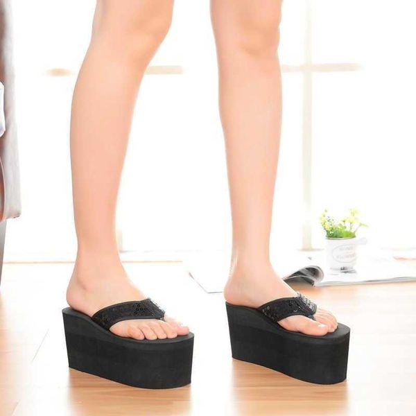 sandal women beach flip flops summer super high shoes woman slip on wedges sandals bling style female fashion slides slippers sh041101 a0602, Black
sandal women beach flip flops summer super high shoes woman slip on wedges sandals bling style female fashion slides slippers sh041101 a0602, Black