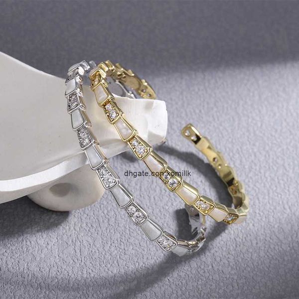 designer luxury belgary brand bracelet dongmen white fritillaria snake bone fashion bracelet light luxury design versatile snake shape full, Black
designer luxury belgary brand bracelet dongmen white fritillaria snake bone fashion bracelet light luxury design versatile snake shape full, Black