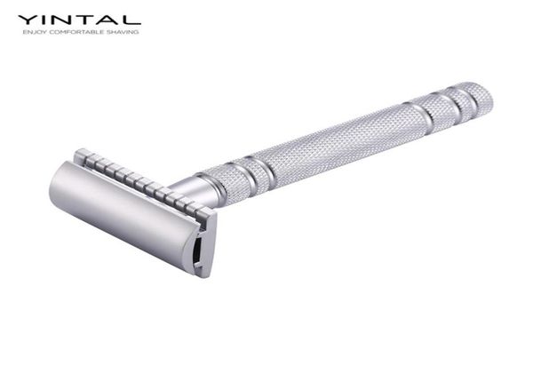 yintal 1 razor matte silver classic safety razor for shaving men quality brass copper handle double edge manual razors7528776
yintal 1 razor matte silver classic safety razor for shaving men quality brass copper handle double edge manual razors7528776