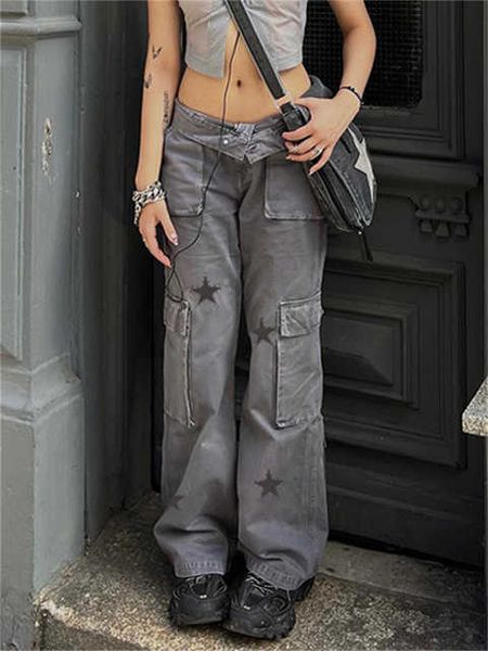 streetwear vintage jeans women 2023 new fashion low waisted more than a pocket cargo pants chic baggy casual y2k pants, Blue
streetwear vintage jeans women 2023 new fashion low waisted more than a pocket cargo pants chic baggy casual y2k pants, Blue