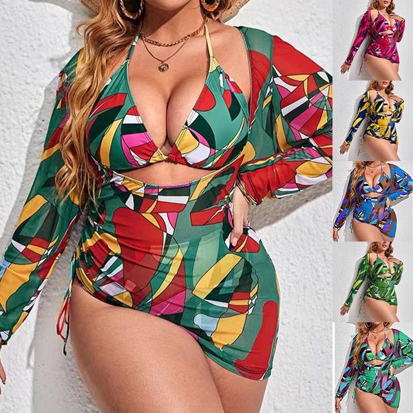 panties 3 piece plus size high waist bikini sets with long sleeves large size cover ups swimsuit 4xl halter size push up bathing suit, Red;black
panties 3 piece plus size high waist bikini sets with long sleeves large size cover ups swimsuit 4xl halter size push up bathing suit, Red;black