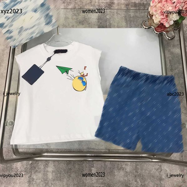luxury tracksuits kids designer tees sets baby clothes 2pcs cartoon printed sleeveless vest and denim shorts #multiple product, White
luxury tracksuits kids designer tees sets baby clothes 2pcs cartoon printed sleeveless vest and denim shorts #multiple product, White