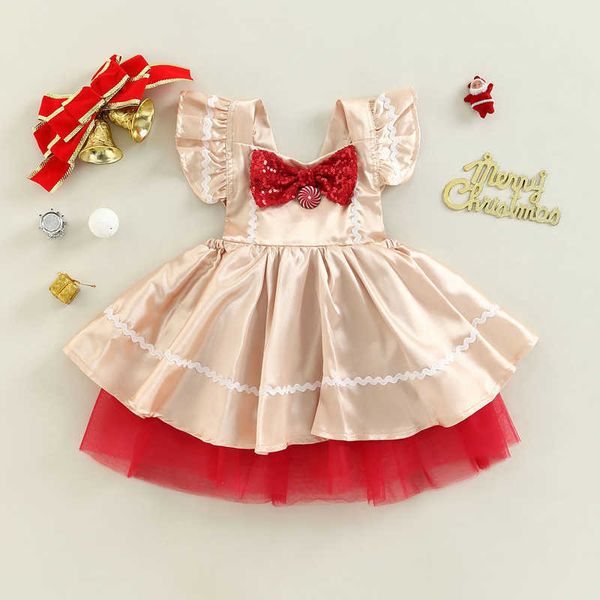 girl's dresses 1-7t kids girls christmas mesh champagne dress casual contrast color sequin bow flying sleeve dress for festive party we, Red;yellow
girl's dresses 1-7t kids girls christmas mesh champagne dress casual contrast color sequin bow flying sleeve dress for festive party we, Red;yellow