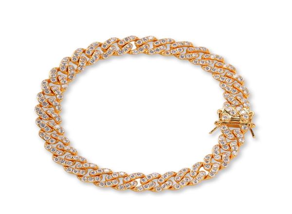 iced out 8mm gold silver iced out cuban link bracelet copper material clasp chain bracelet 78inches5208365, Black
iced out 8mm gold silver iced out cuban link bracelet copper material clasp chain bracelet 78inches5208365, Black