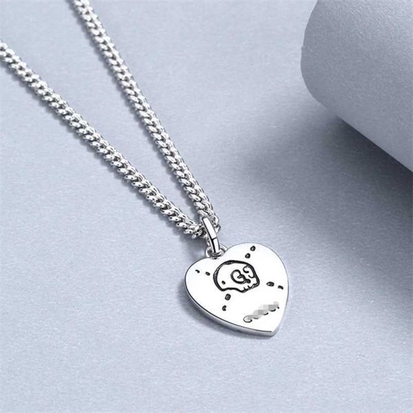2023 new designer jewelry bracelet necklace ring xiao same antique small skull heart-shaped women's trendy pendant, Silver
2023 new designer jewelry bracelet necklace ring xiao same antique small skull heart-shaped women's trendy pendant, Silver