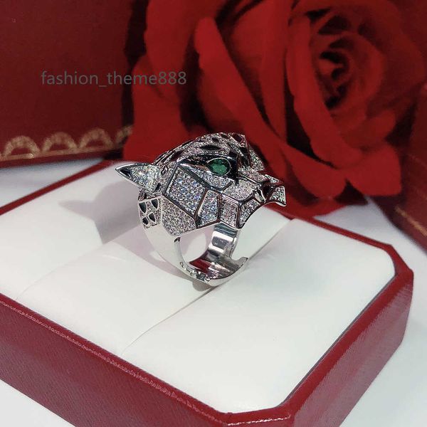 leopard ring brand classic fashion party jewelry for women rose gold black pattern panther wedding luxurious full drilling men's rings, Silver
leopard ring brand classic fashion party jewelry for women rose gold black pattern panther wedding luxurious full drilling men's rings, Silver