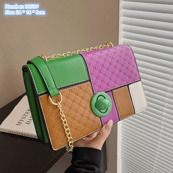 ladies shoulder bags 7 colors niche design color matching leather chain bag flip multifunctional fashion handbag sweet contrast color mobile
ladies shoulder bags 7 colors niche design color matching leather chain bag flip multifunctional fashion handbag sweet contrast color mobile