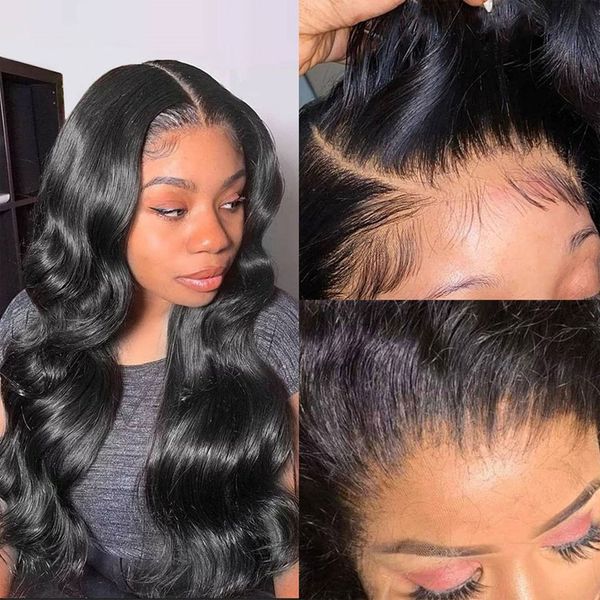 13x4 transparent lace frontal wigs brazilian body wave hd glueless 5x5 closure wig preplucked for women alipearl human hair wigs, Black;brown
13x4 transparent lace frontal wigs brazilian body wave hd glueless 5x5 closure wig preplucked for women alipearl human hair wigs, Black;brown
