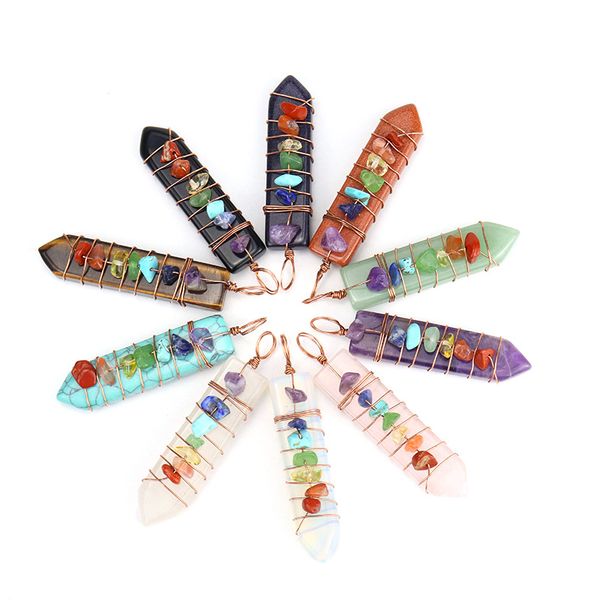 colorful gravel necklace natural stone crystal pendant necklaces creative gift fashion accessories, Silver
colorful gravel necklace natural stone crystal pendant necklaces creative gift fashion accessories, Silver