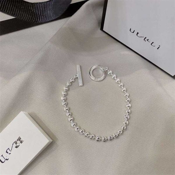 2023 new designer jewelry bracelet necklace ring zhigujia 925 beads carved chain lovers bracelet lock cool wind, Black
2023 new designer jewelry bracelet necklace ring zhigujia 925 beads carved chain lovers bracelet lock cool wind, Black