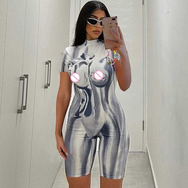 fashion 2023 women's summer new print slim fit round neck zipper short sleeve jumpsuit, Black;white
fashion 2023 women's summer new print slim fit round neck zipper short sleeve jumpsuit, Black;white