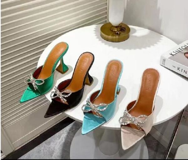 11 slippers slippers bow crystal embellished rhinestone mules spool heels sandals women summer luxury designers shoes sandal factory footwea, Black
11 slippers slippers bow crystal embellished rhinestone mules spool heels sandals women summer luxury designers shoes sandal factory footwea, Black