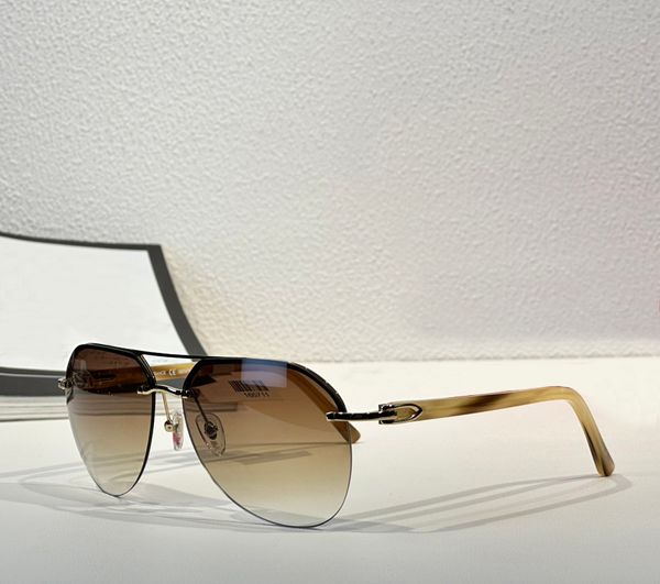 men vintage pilot sunglasses rimless gold brown shaded summer fashion sunglasses sunnies gafas de sol sonnenbrille shades uv400 eyewear with, White;black
men vintage pilot sunglasses rimless gold brown shaded summer fashion sunglasses sunnies gafas de sol sonnenbrille shades uv400 eyewear with, White;black