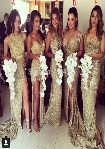 gold sequin bridesmaid dresses mermaid mismatched long wedding guest dresses applique formal dress3536756, White;pink
gold sequin bridesmaid dresses mermaid mismatched long wedding guest dresses applique formal dress3536756, White;pink
