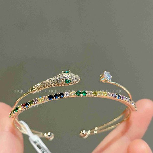 designer belgary brand light luxury 14k true gold preserving snake with adjustable opening multi layered color zircon bracelet jewelry j433, Black
designer belgary brand light luxury 14k true gold preserving snake with adjustable opening multi layered color zircon bracelet jewelry j433, Black