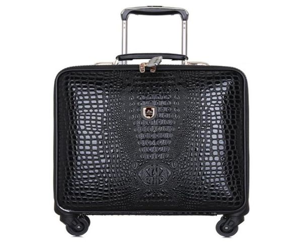 retro luggage 16 inch men commercial pu crocodile pattern 4 wheels trolley travel suitcase bag woman computer bags av2861166
retro luggage 16 inch men commercial pu crocodile pattern 4 wheels trolley travel suitcase bag woman computer bags av2861166