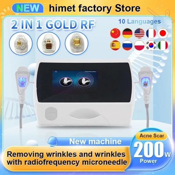 high-end beauty machines 2 in1 microneedle rf thermal beauty machine facial equipment face liftting stretch mark acne wrinkle removal needl
high-end beauty machines 2 in1 microneedle rf thermal beauty machine facial equipment face liftting stretch mark acne wrinkle removal needl