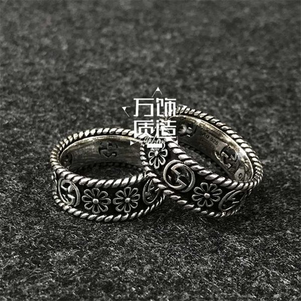 20% off 2023 new designer jewelry bracelet necklace ring 925 daisy hollowed out pattern ins style men's women's couple ring, Silver
20% off 2023 new designer jewelry bracelet necklace ring 925 daisy hollowed out pattern ins style men's women's couple ring, Silver